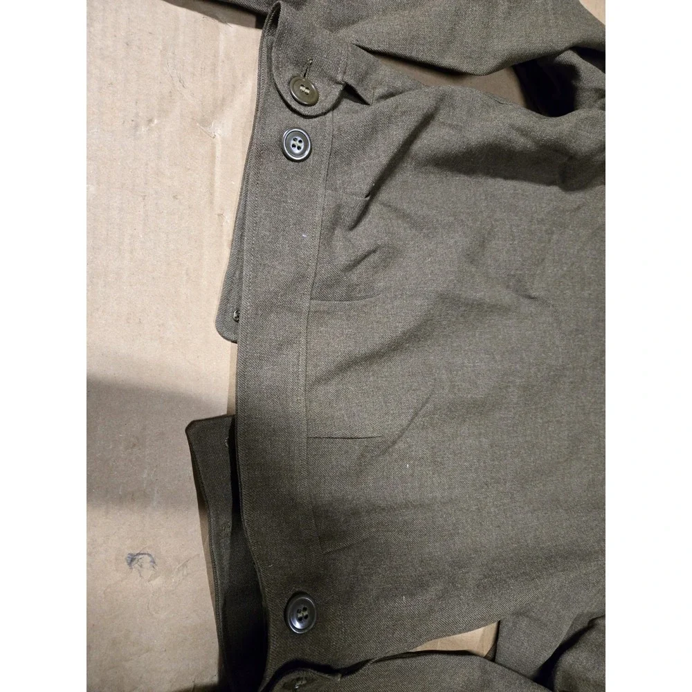 Vintage Eisenhower Jacket Mens 34L Green US Army Ike Uniform Patches Korean‎ War - Picture 8 of 10